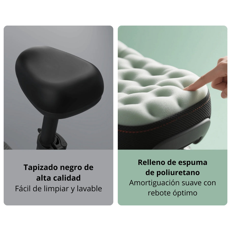 Patineta Eléctrica Xiaomi Scooter 5 Plus + Silla Llantas 12” Max 900W Alcance 60km Suspensión E-ABS IPX5