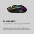Mouse Gamer T-dagger Imperial Lite, Iluminacion Rgb, 8 Botones Programables, 7200 Dpi Negro