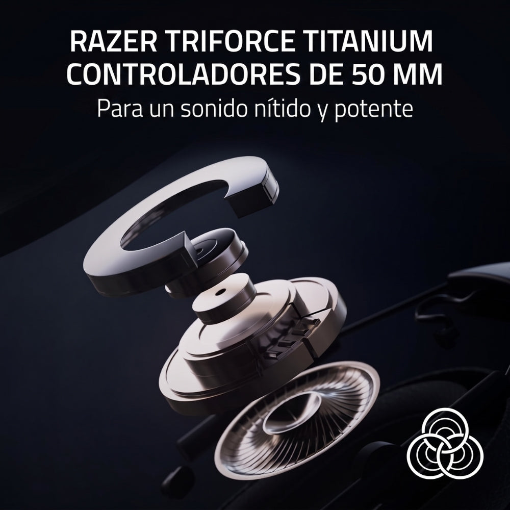 Audifonos Gamer Razer Blackshark V2 Pro inalámbricos HyperSpeed Wireless de 2,4 GHz y Bluetooth 5.2. Edicion Xbox - Negro