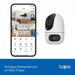 Cámara Seguridad Wi-Fi TP-Link Tapo C245D Doble Lente 2K 6MP Robótica 360° Rastreo IA Audio Bidireccional