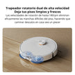 Aspiradora Robot Xiaomi H50 10000Pa Trapeado 180rpm Cepillo Lateral Anti-Enredos Base Autovaciado 5200mAh