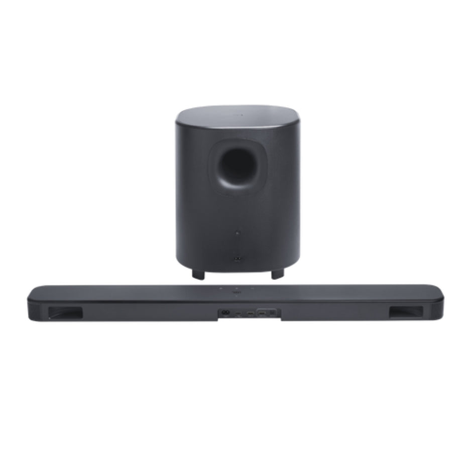 Barra de Sonido JBL BAR 500MK2 con 5.1 Canales 750W Dolby Atmos Subwoofer 10” Inalámbrico Wi-Fi MultiBeam