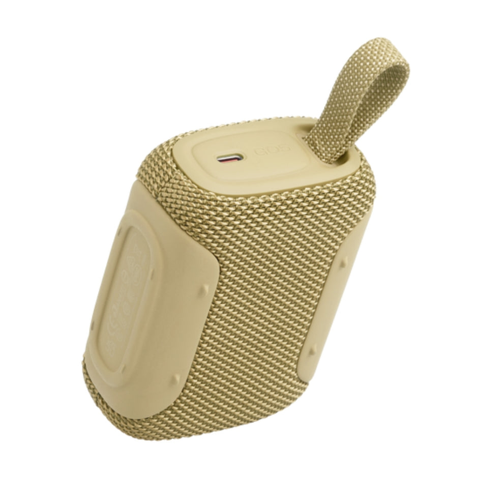 Parlante Bluetooth JBL Go 5 Portátil Sonido Pro Auracast Impermeable IP68 Batería hasta 10h - Amarillo