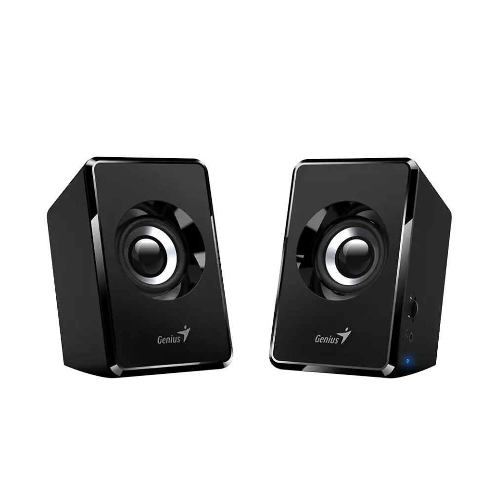 Parlantes USB Genius SP-U125 Sonido Estéreo 3W y Control de Volumen con Entrada 3.5mm - Negro