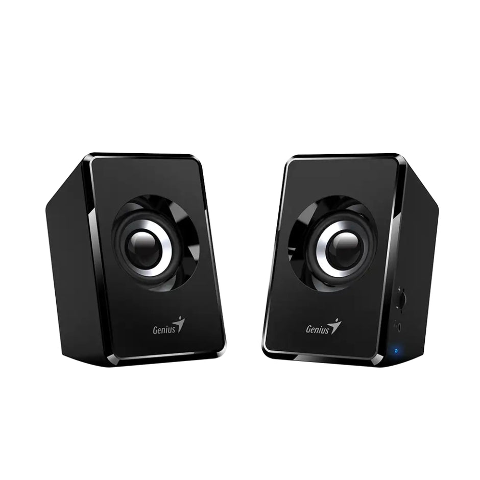 Parlantes USB Genius SP-U125 Sonido Estéreo 3W y Control de Volumen con Entrada 3.5mm - Negro