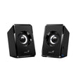 Parlantes USB Genius SP-U125 Sonido Estéreo 3W y Control de Volumen con Entrada 3.5mm - Negro