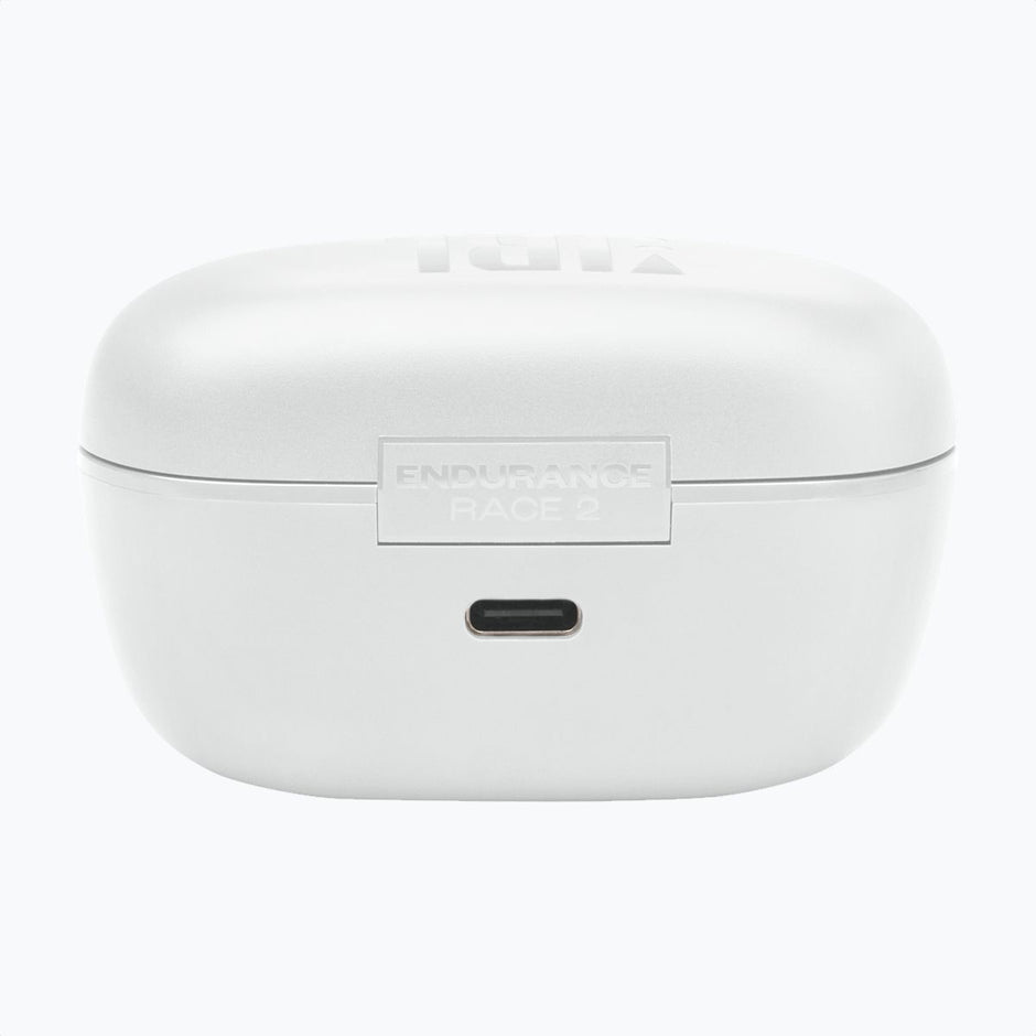 Auriculares Deportivos JBL Endurance Race 2, TWS de Alto Rendimiento con IP68 y ANC, Blanco