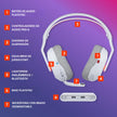 Diadema Gamer Logitech G A20x Lightspeed Ps5/Xbox/Switch/PC - Blanco