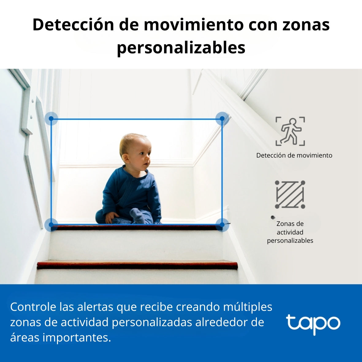 Cámara Wifi, 3K 5MP, Ai Audio Pan / Tilt, TP-Link Tapo TC74