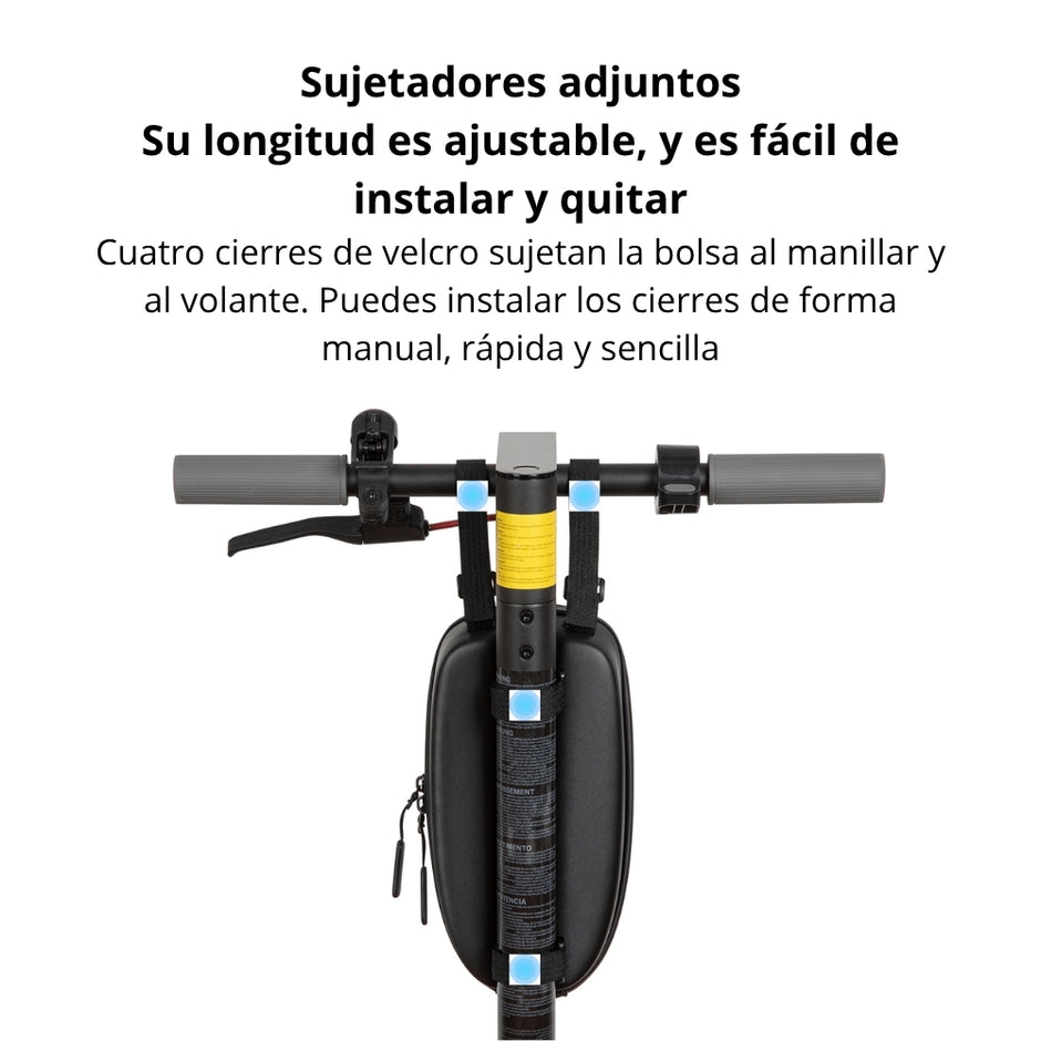 Bolso Xiaomi para Scooter Eléctrico Diseño Rígido Compartimentos Múltiples y Protección contra Golpes - Negro