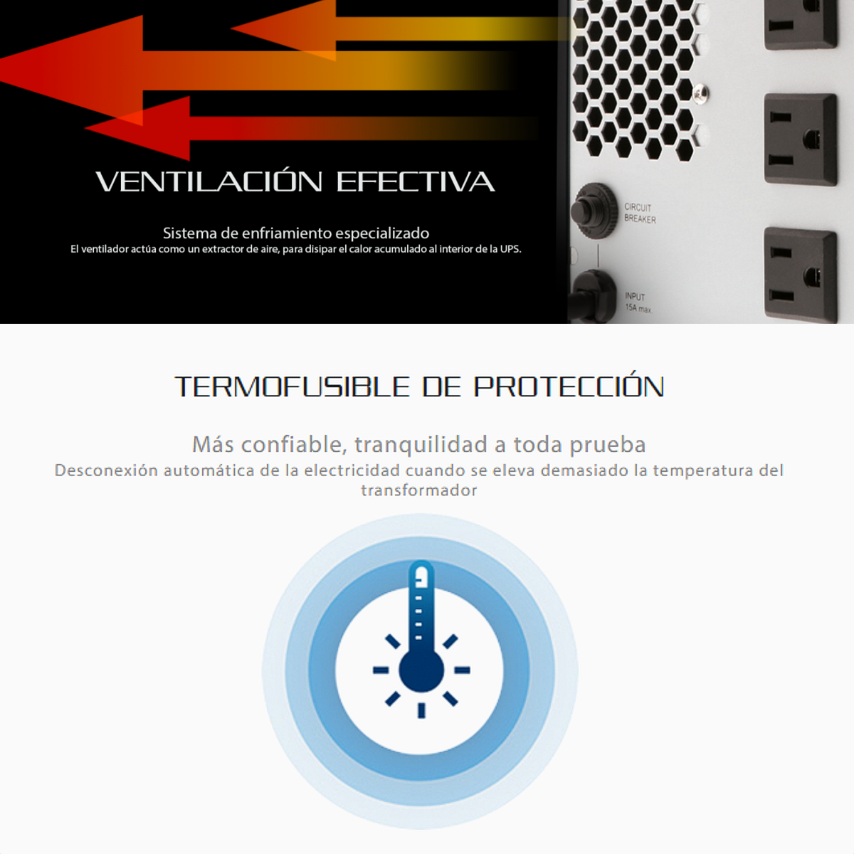 UPS Online Forza FDC-RT1000VA 1000VA 700W Onda Senoidal Pura Doble Conversión 120V