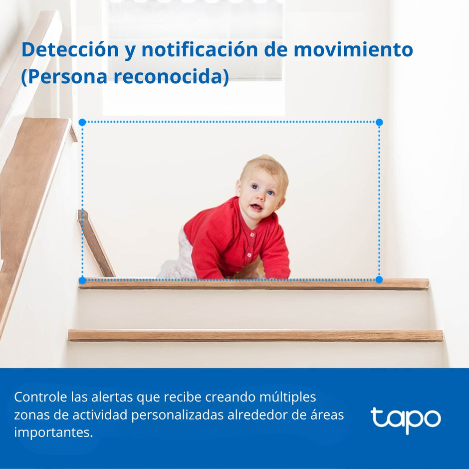 Cámara Ip Wifi Robótica Alarma 3mp Audio, Tp-link Tapo TC71