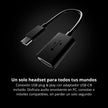 Diadema Gamer Primus Arcus 151T con Micrófono RGB USB-A y USB-C Sonido Envolvente 7.1 Negro