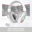 Audífonos Diadema Gamer USB Redragon Zeus H510W X RGB Sonido 7.1 Micrófono Cancelación de Ruido - Blanco