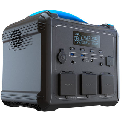 Estación de Energía Portátil Forza FPP-T1200 Batería LMFP 1200W/1102Wh 10 Salidas Carga Rápida 1.5h Camping