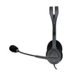 Audífonos Diadema Logitech H111 Estéreo Micrófono Reducción Ruido Conector 3.5mm PC Tablet Celular - Gris