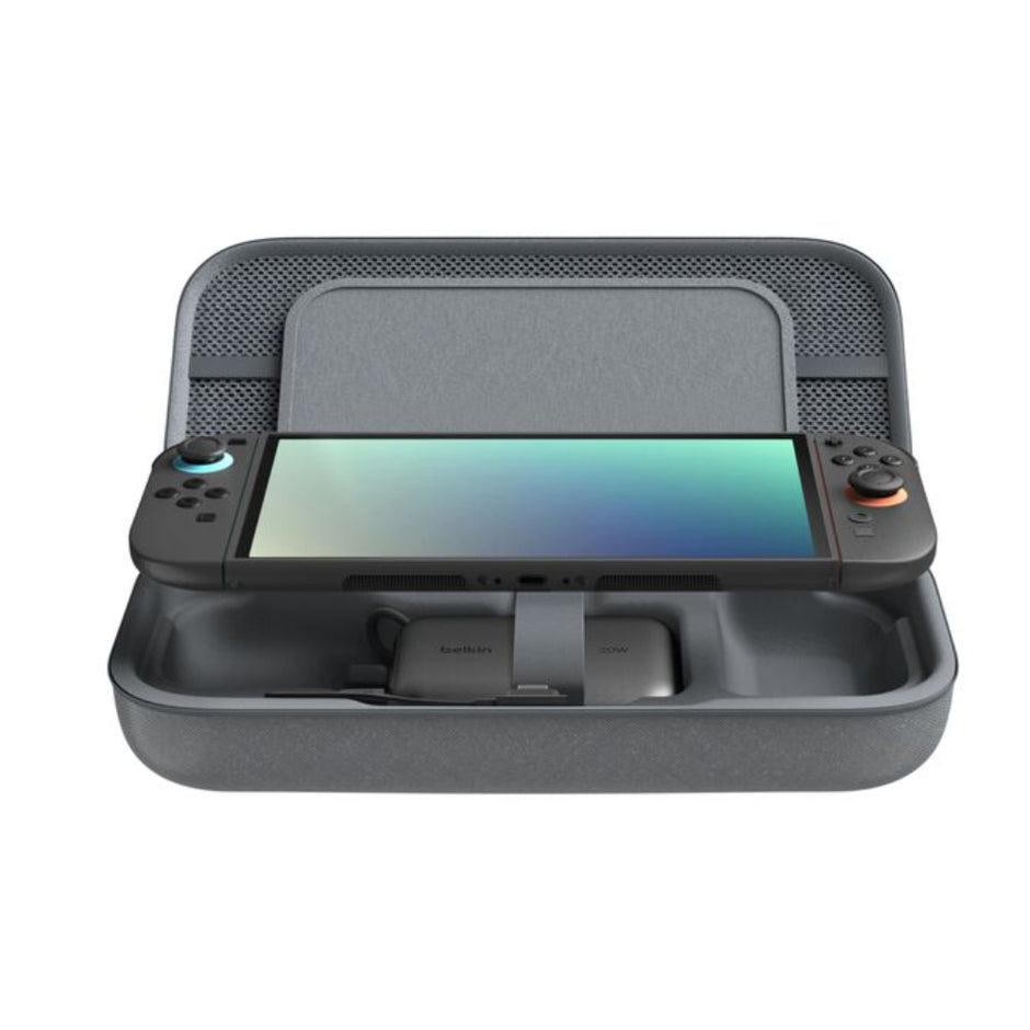 Estuche de Carga Belkin ENA001fqCH para Nintendo Switch 2 con Power Bank 20W y Protección