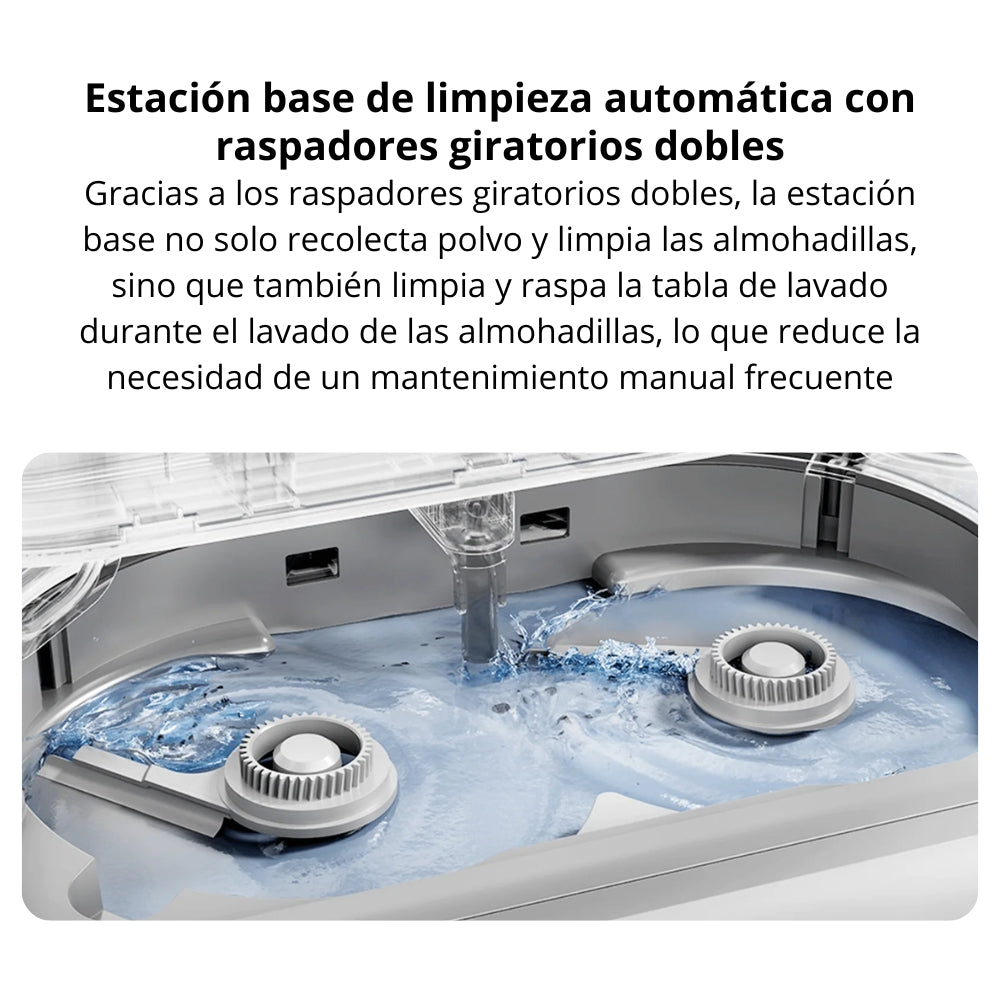 Aspiradora Robot Xiaomi Robot Vacuum 5 20000Pa Base Omni Autolavado Mopa Extensible Radar dToF Retráctil