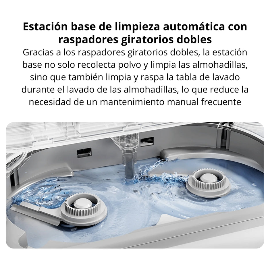 Aspiradora Robot Xiaomi Robot Vacuum 5 20000Pa Base Omni Autolavado Mopa Extensible Radar dToF Retráctil