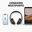 Diadema Inalámbrica Soundcore Q11i Bluetooth 5.3 Hi-Res Audio BassUp Hasta 60H de Batería Negro
