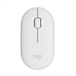 Mouse Inalámbrico Multdispositivo Bluetooth Logitech Pebble M350 - Blanco