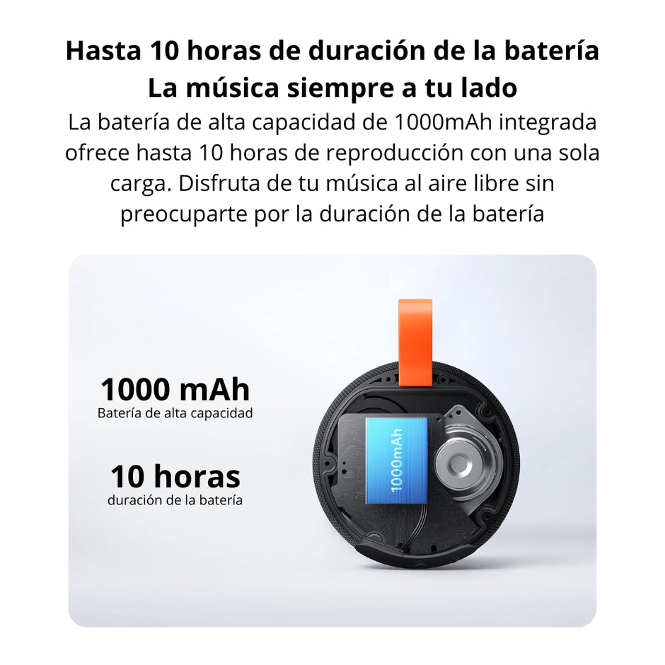 Parlante Bluetooth Portátil Xiaomi Speaker Essential TWS 5W, 1000 mAh con Protección IP66 - Verde