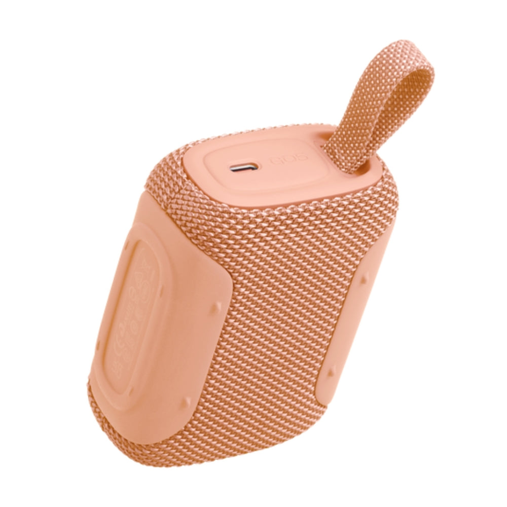 Parlante Bluetooth JBL Go 5 Portátil Sonido Pro Auracast Impermeable IP68 Batería hasta 10h - Naranja