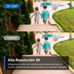 Cámara WiFi TP-Link Tapo C530WS 360° 3K 5MP para Exteriores con Visión Nocturna a Color y Detección IA Avanzada + Micro SD 128GB