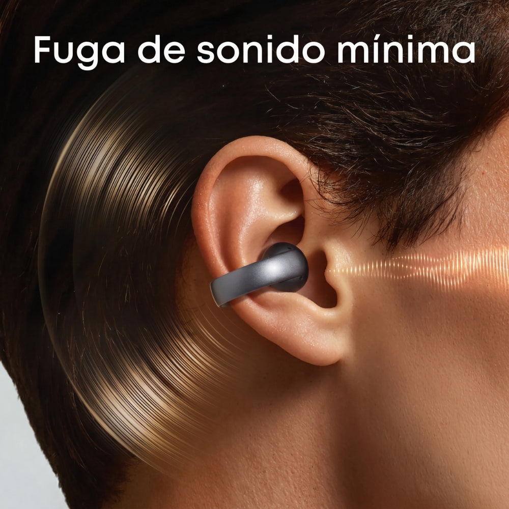 Audífonos Inalámbricos Soundcore AeroClip Open-Ear Bluetooth 5.4 IP55 Hasta 32H con IA Negro