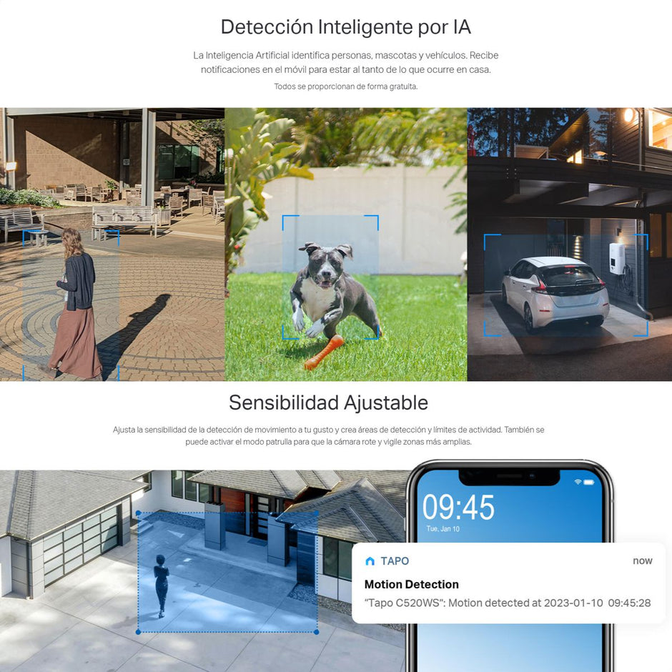 Camara Wi-fi Outdoor Pan/tilt Security 4mp 2k Qhd Live View Color Blanco