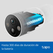Cámara IP WiFi TP-Link Tapo TC85 Inteligente para Exterior con Batería Recargable y Detección IA Avanzada IP66