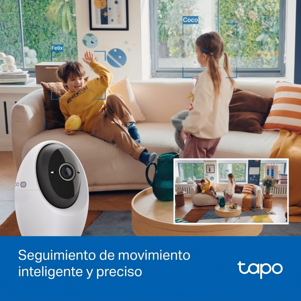 Cámara de Seguridad TP-Link Tapo C260 Ultra HD 4K 8MP Visión 360° Detección inteligente con IA Zoom 18X