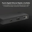 Adaptador Belkin INC008TTBK USB-C 5 en 1 con HDMI RJ45 2 USB-A y USB-C Hub Multiport para Laptop
