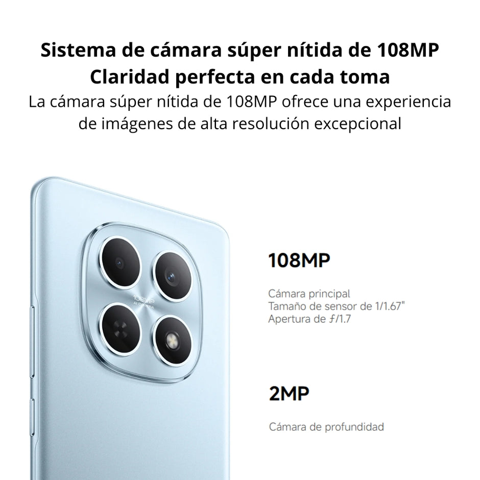 Celular Xiaomi Redmi Note 15 Dual SIM Pantalla 6.7