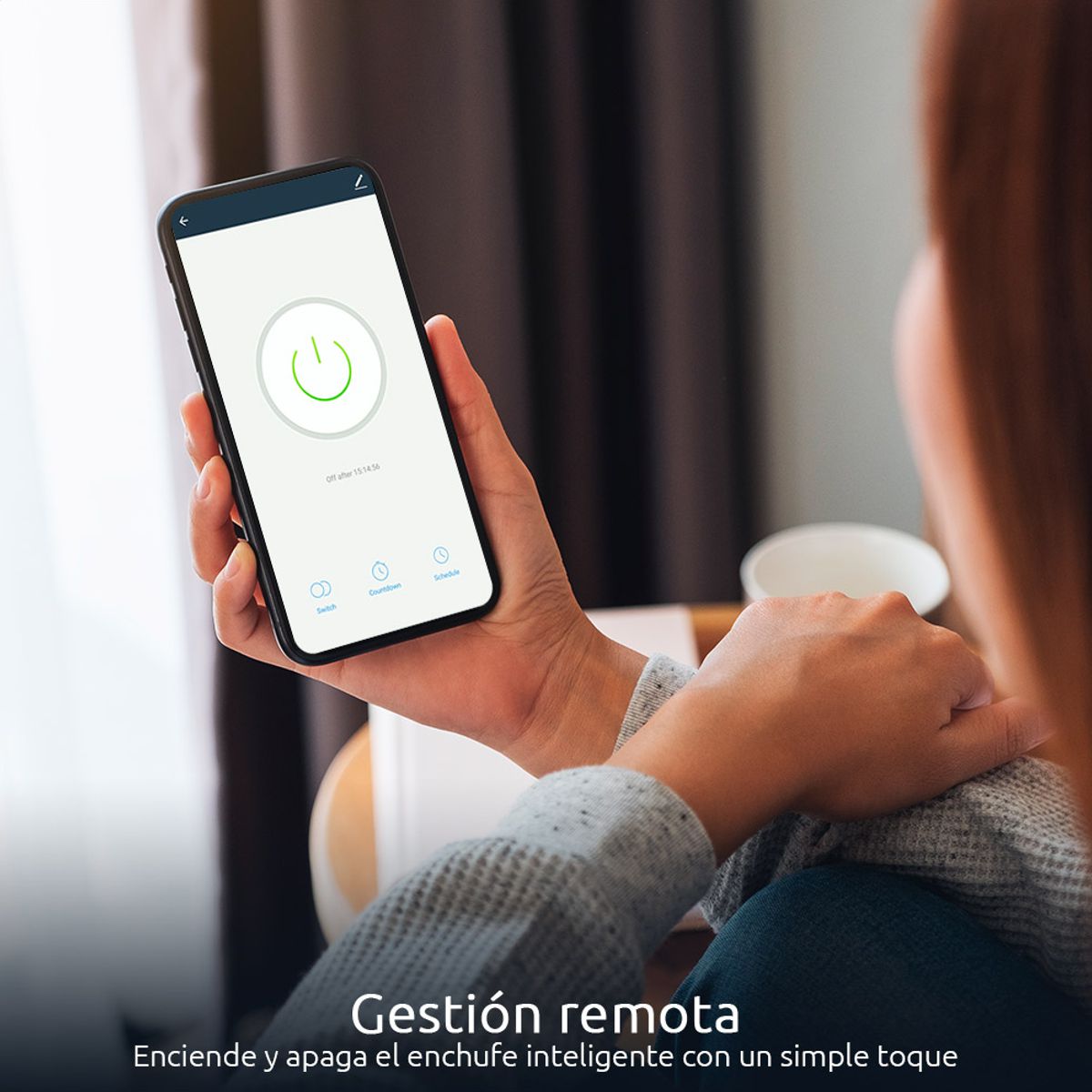 Enchufe Inteligente Nexxt NHP-D610 WiFi 2 Tomas 2 USB App Alexa Google Assistant Sobretensión