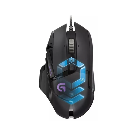 Combo Gamer Mouse Logitech G502 HERO 25K DPI RGB LIGHTSYNC + Mouse Pad G240