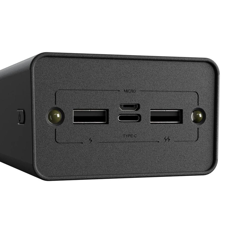 Power Bank 30.000 mAh con Panel Solar Xtech XPB-300 Multiples Puertos, Linterna