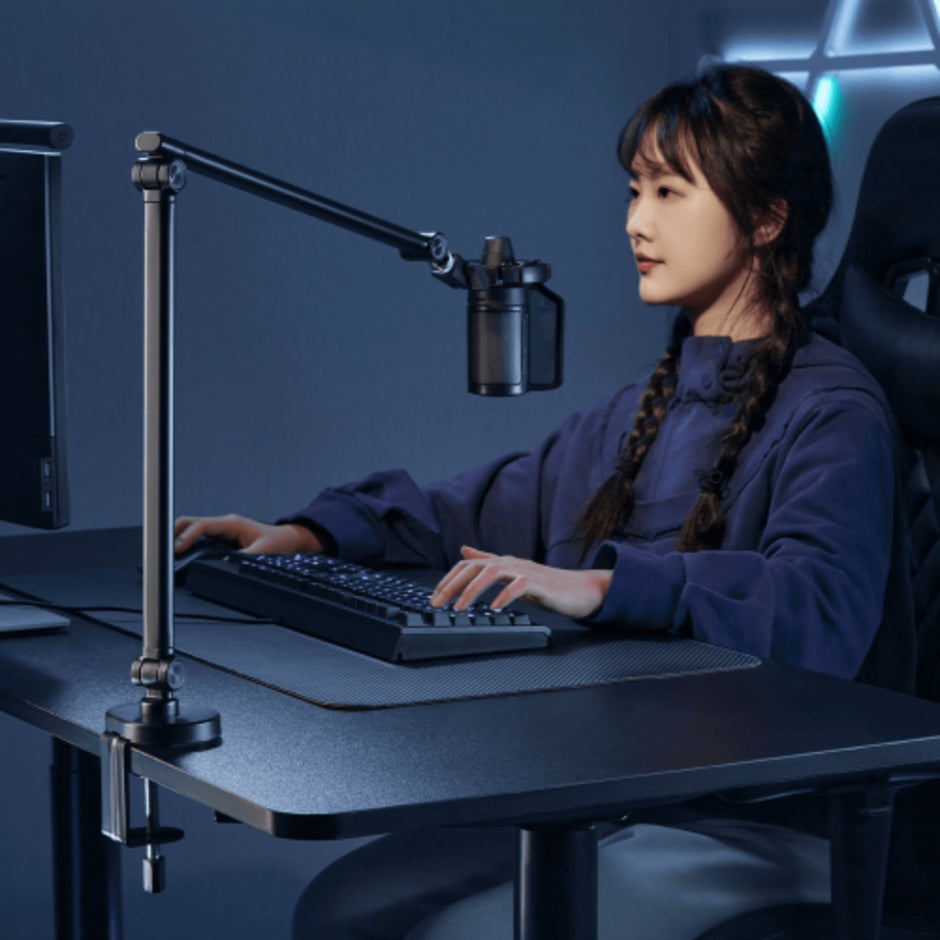 Soporte/Brazo Universal Slim Articulado para Micrófono TechGo SPMC-03