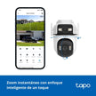 Cámara de Vigilancia Tp-Link Tapo C545D, Wi-Fi para Exterior con Doble Lente y Visión Nocturna a Color + Micro SD 128GB