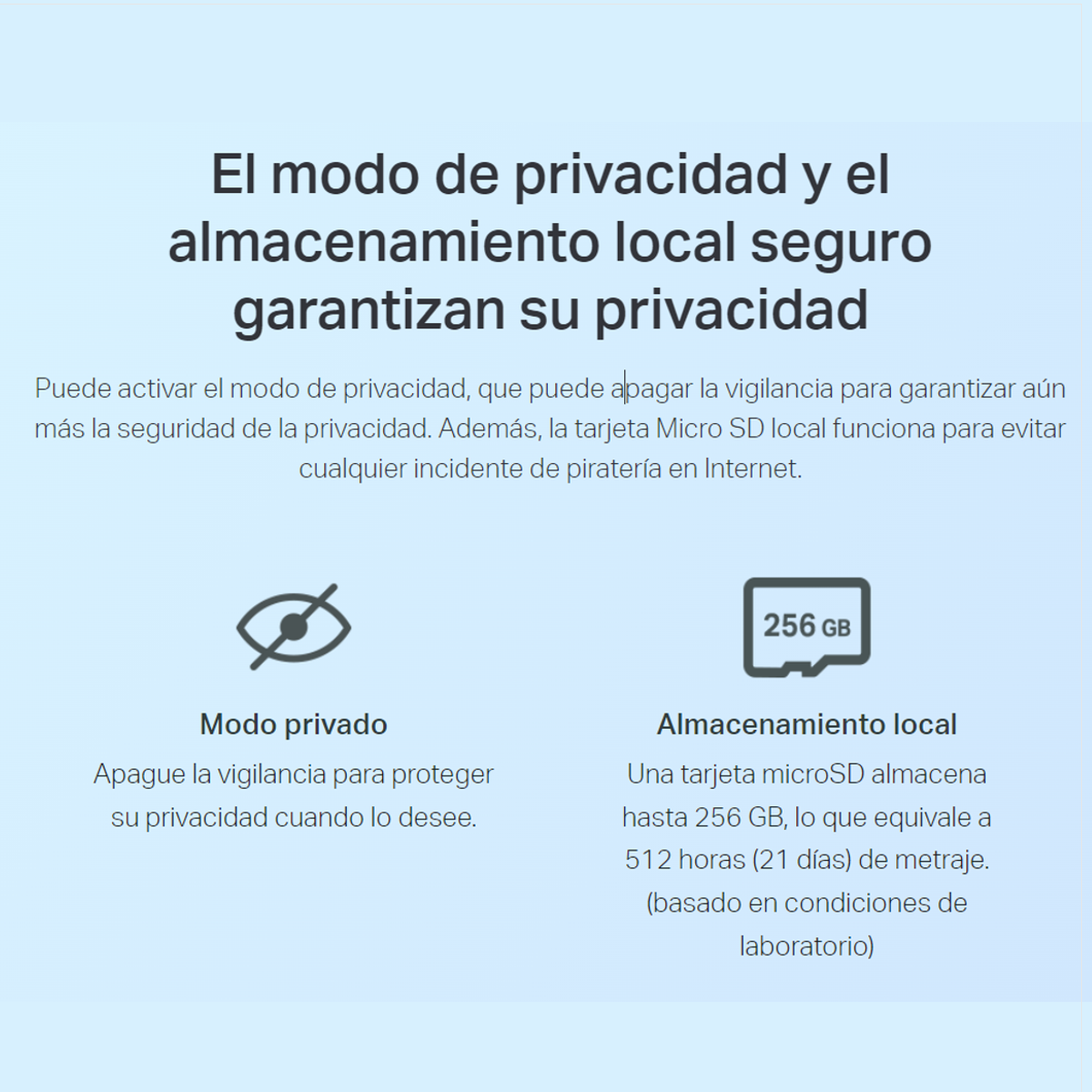 Cámara WiFi TP-Link Tapo C210 360° 2K 3MP Visión Nocturna Seguimiento Automático y Compatible con Alexa + Micro SD 256GB