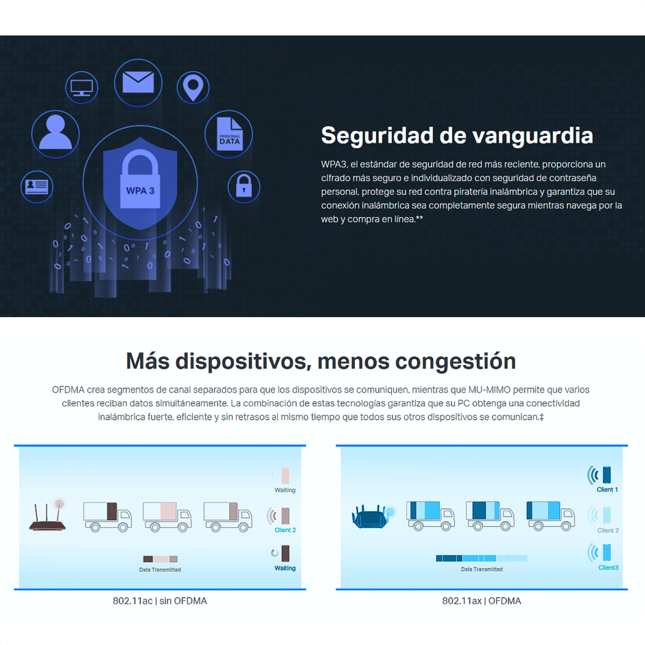 Tarjeta Pcie Wifi 6 Ax3000 + Bt 5.2, Tp-link Archer Tx55e