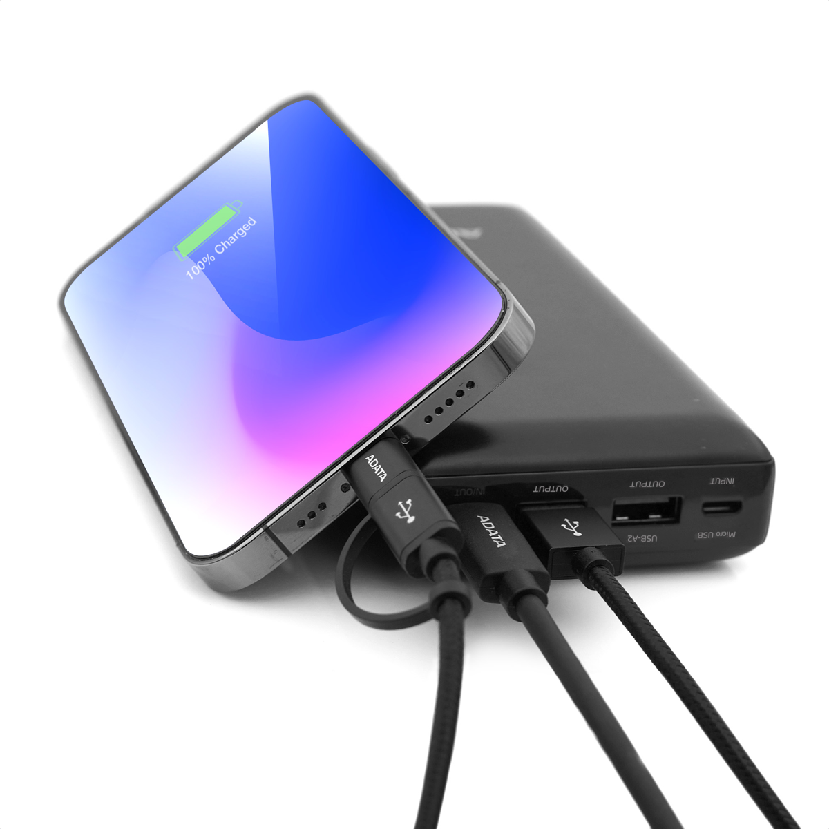 Cargador Portátil Power Bank 20000mAh ADATA C20 Negro