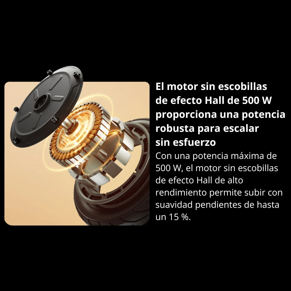 Patineta Eléctrica Xiaomi Scooter 6 Lite Llantas 10” Max 500W Alcance 25km Suspensión Frontal E-ABS IPX4