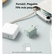 Cargador Anker Nano A2147 USB-C Power Delivery 30W Carga Rápida para iPhone, Android y iPad Negro