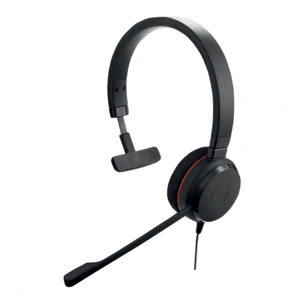 Audífonos Diadema Profesional Jabra Evolve 20 MS Monoaural USB-C/A Micrófono Control Volumen Call Center