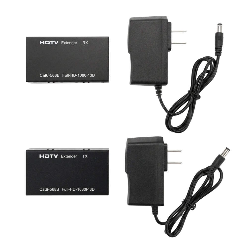 Kit Extensor Hdmi Por Cable De Red Utp / Hasta 60 Metros