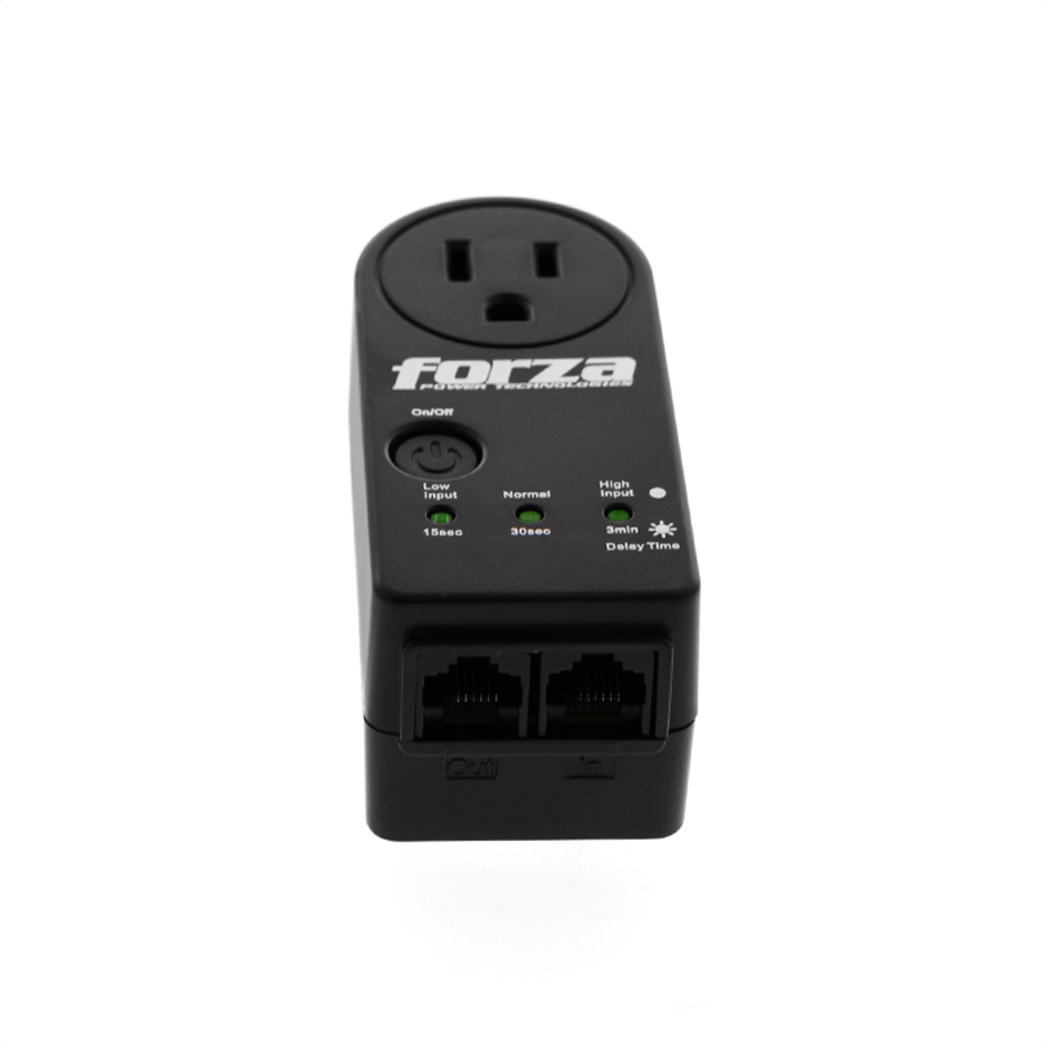 Protector de Voltaje Forza FVP-1201N 900J/1800W Protección contra Picos PC y Electrodomésticos