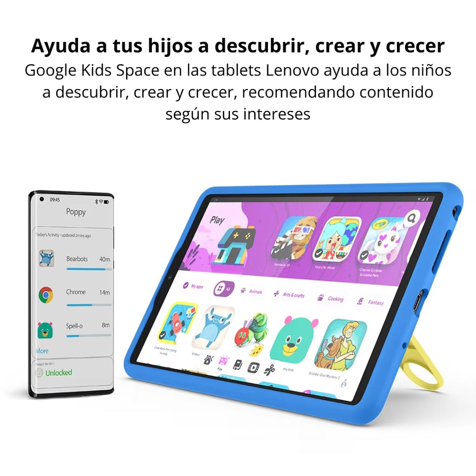 Tablet Wi-Fi Lenovo Tab One + Folio Case, Pantalla 8.7