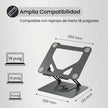 Base Portátil Plegable Metálica Unitec LS-070 Elevada con Giro 360° Superficie Antideslizante