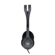 Audífonos Diadema Logitech H111 Estéreo Micrófono Reducción Ruido Conector 3.5mm PC Tablet Celular - Gris